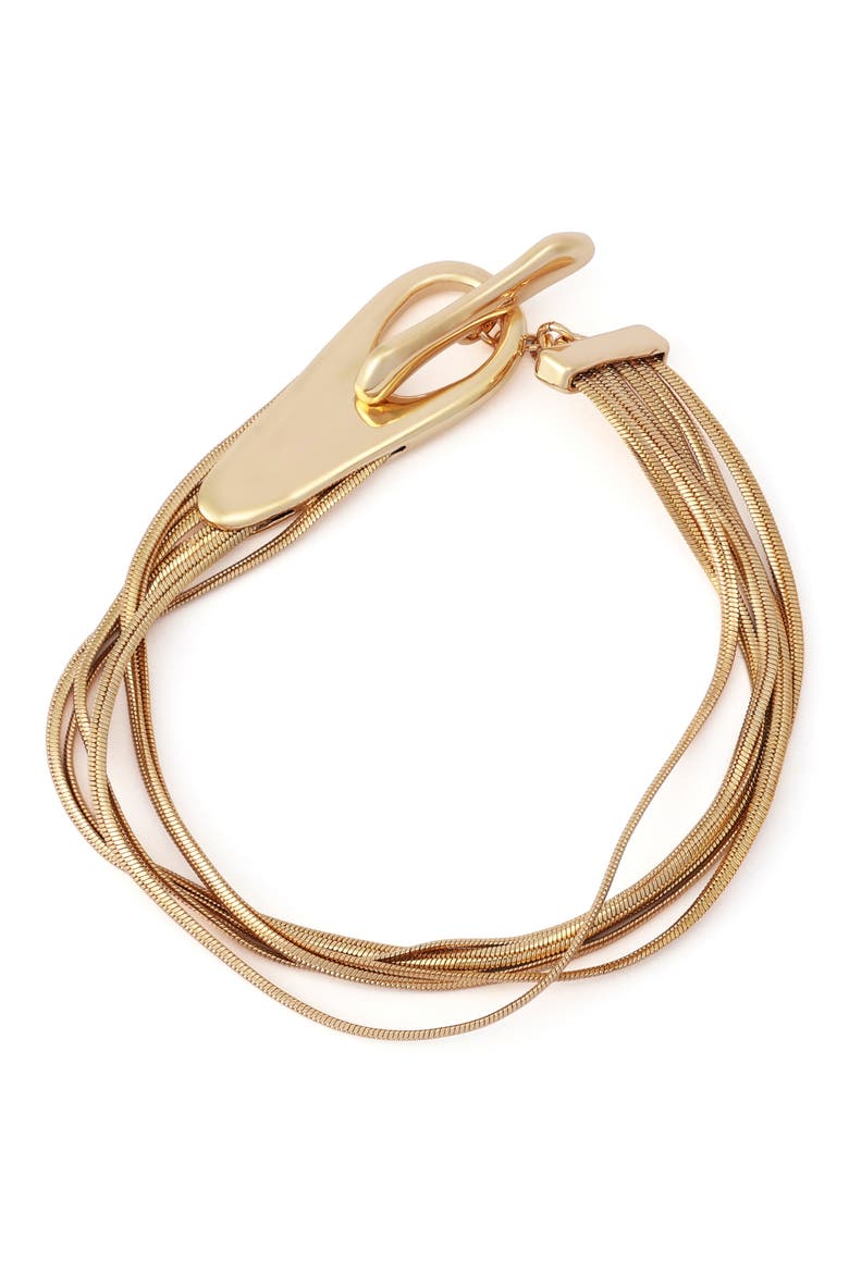 Toggle Bracelet, Main, color, GOLD
