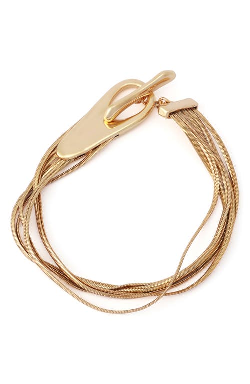 Robert Lee Morris Toggle Bracelet In Gold