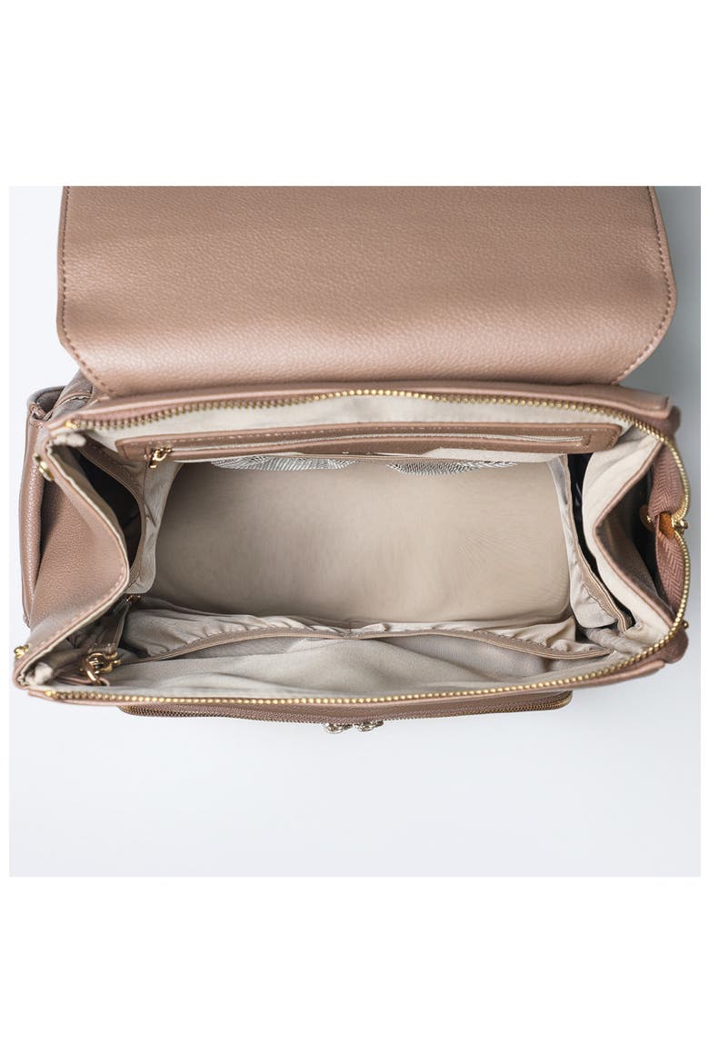 Lunette Mini Diaper Bag, Alternate, color, Terra