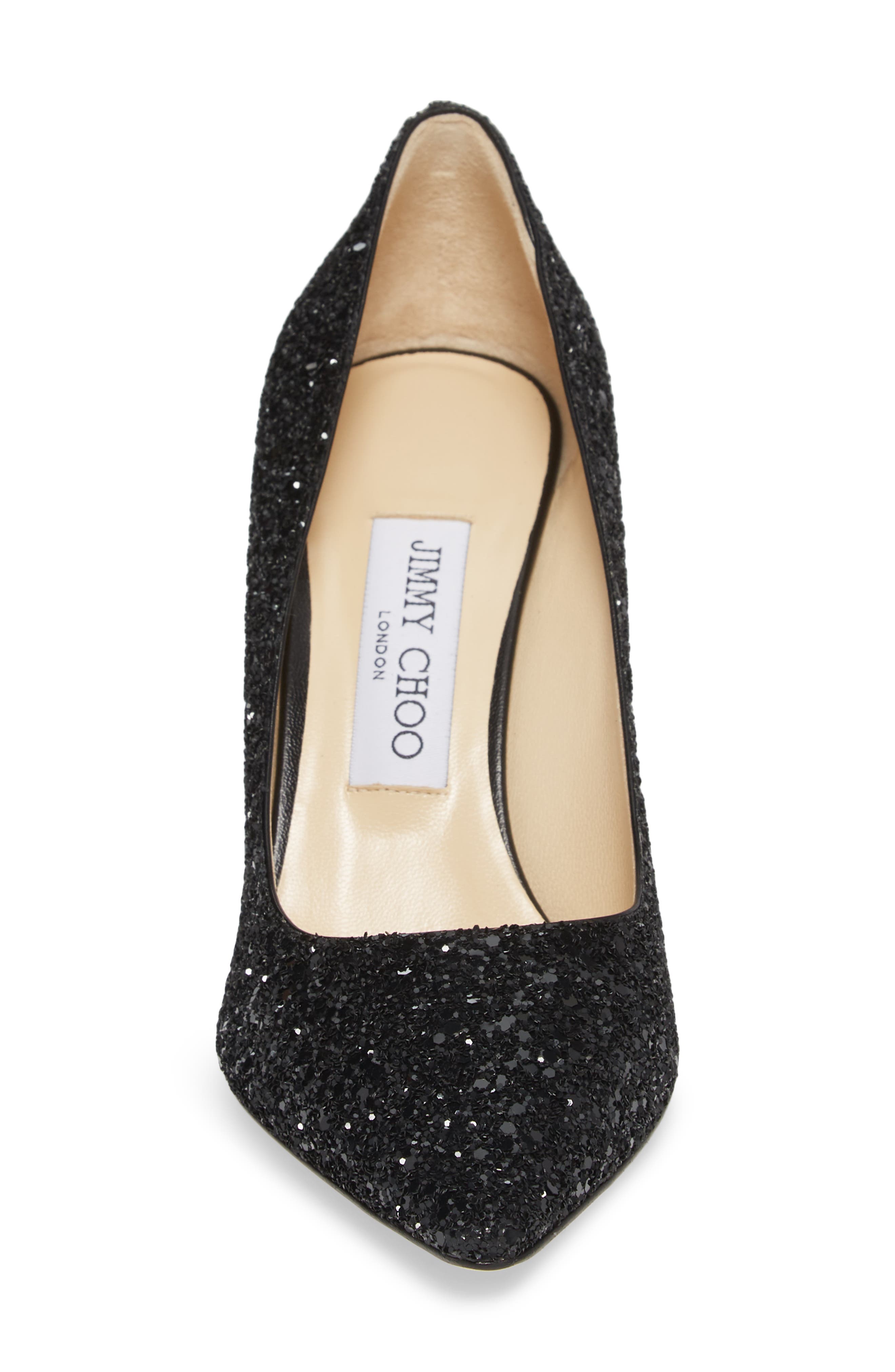Jimmy Choo Romy Glitter Pump, Alternate, color, 