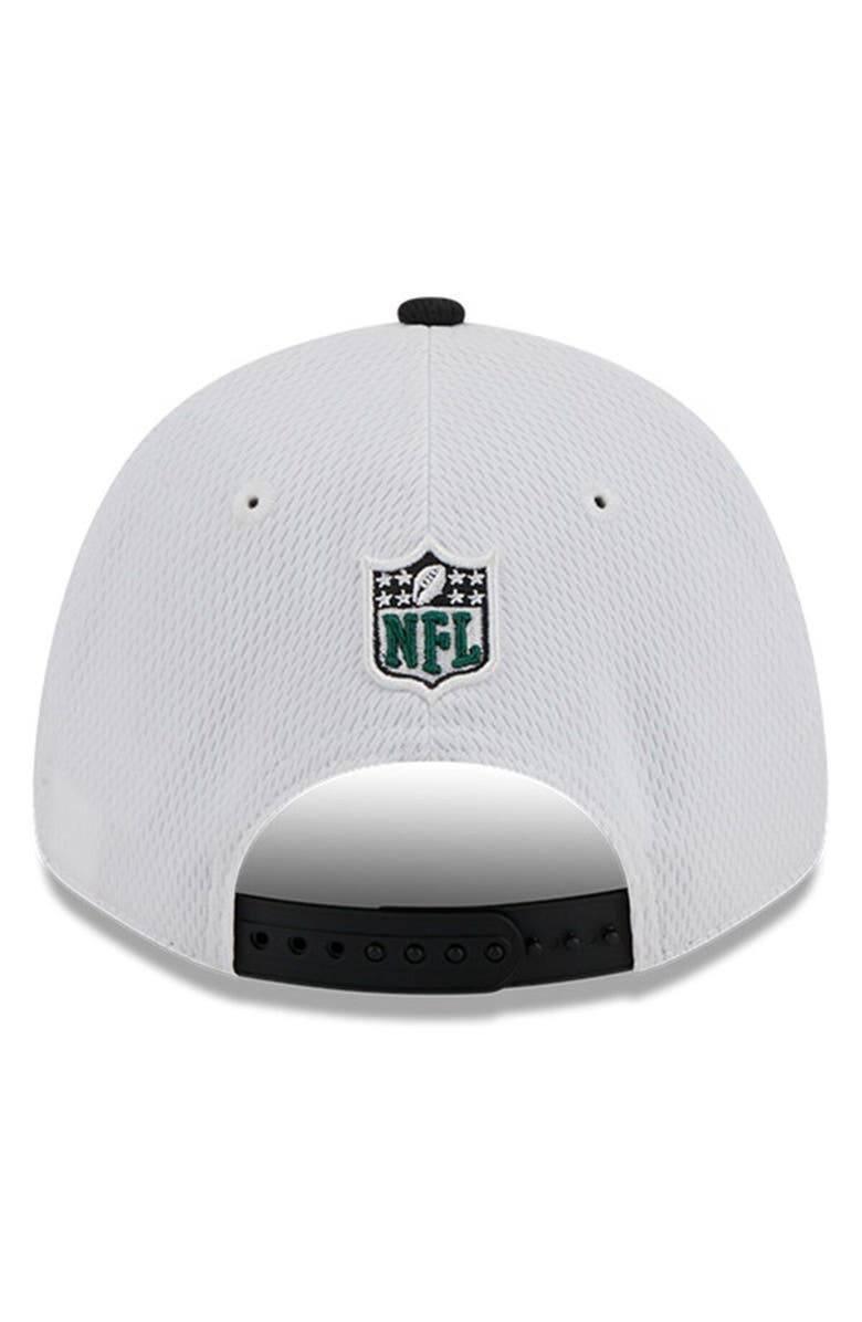 New Era Men's New Era White/Black New York Jets 2023 Sideline 9FORTY Adjustable Hat, Alternate, color, White