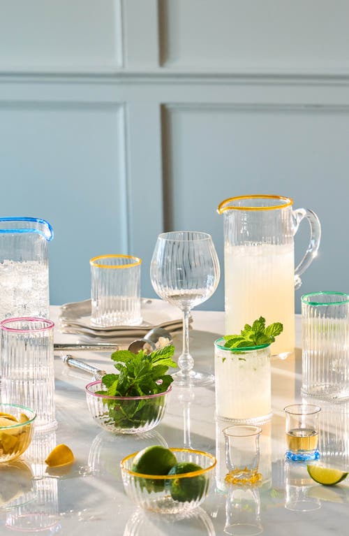 Juliska Nell Set Of 4 Highball Glasses In Watercress