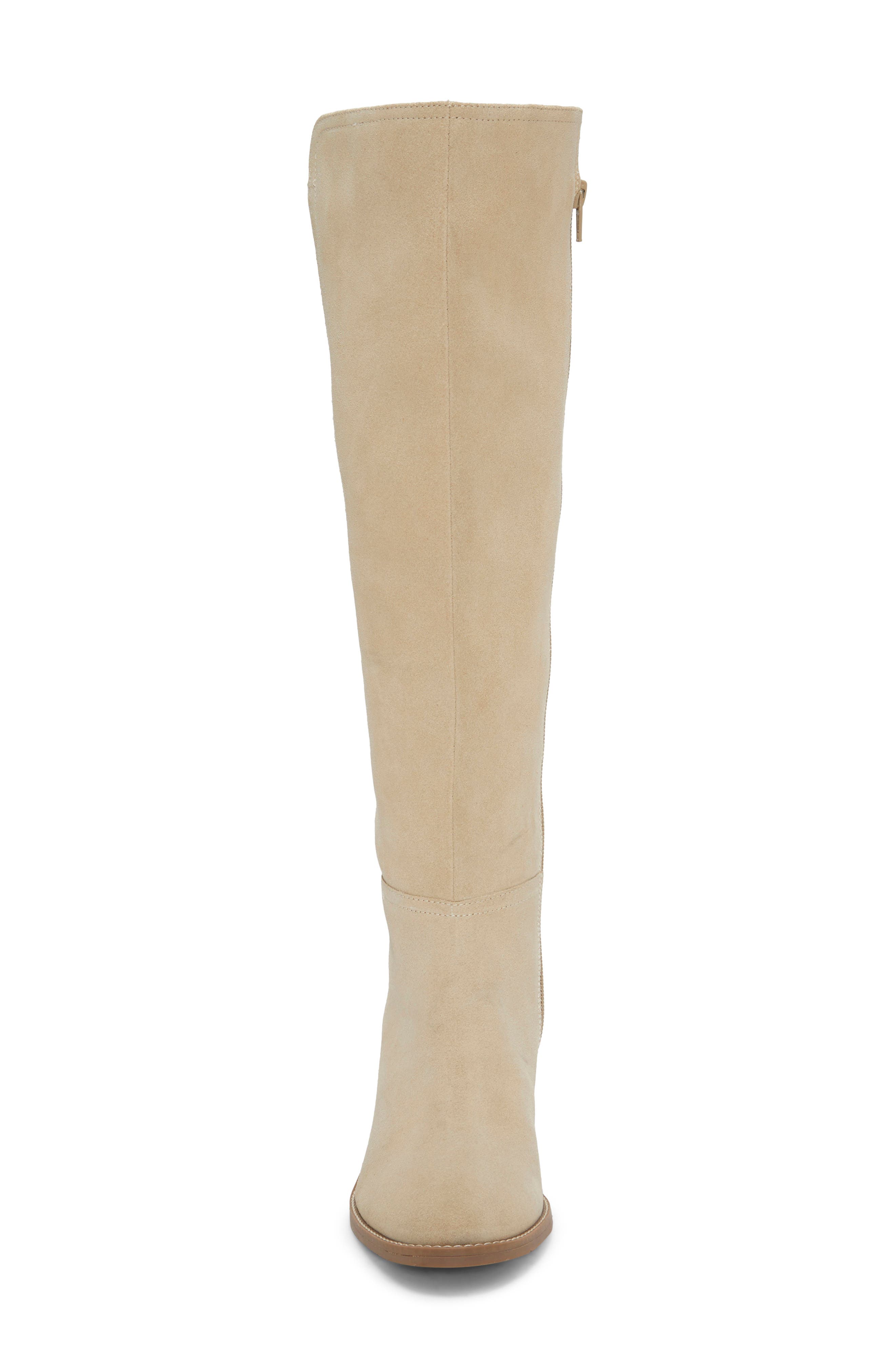 Lucky Brand Bonnay Knee High Boot, Alternate, color, Wood Ash