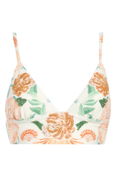 Banded Triangle Bikini Top