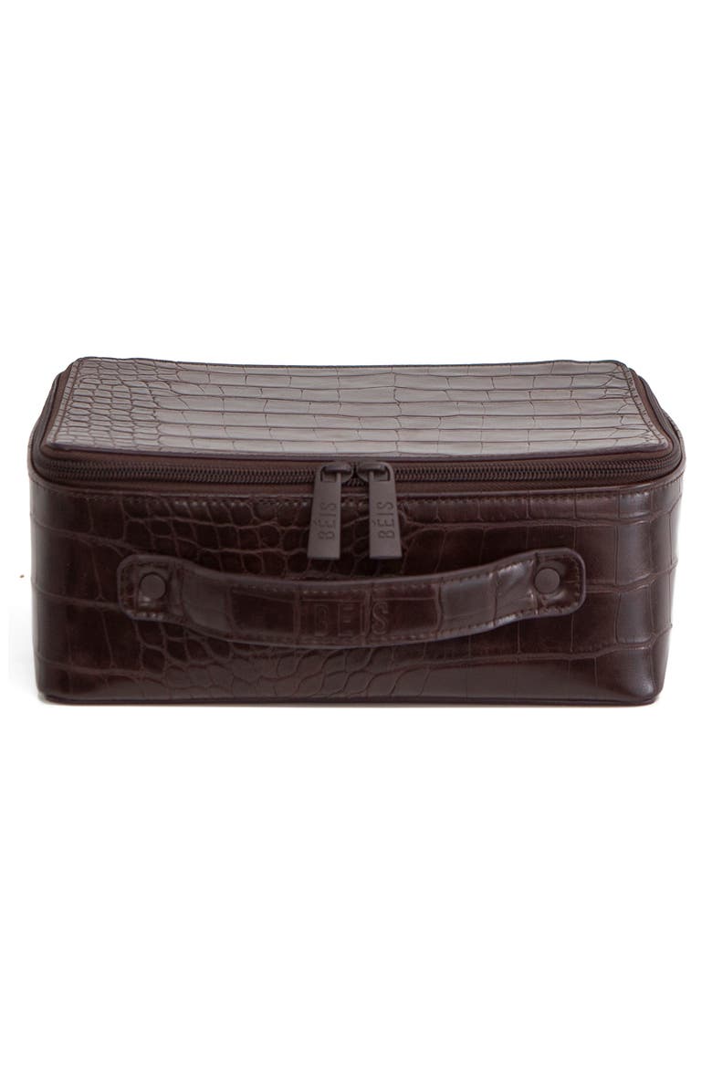 The Cosmetic Case, Alternate, color, ESPRESSO CROC