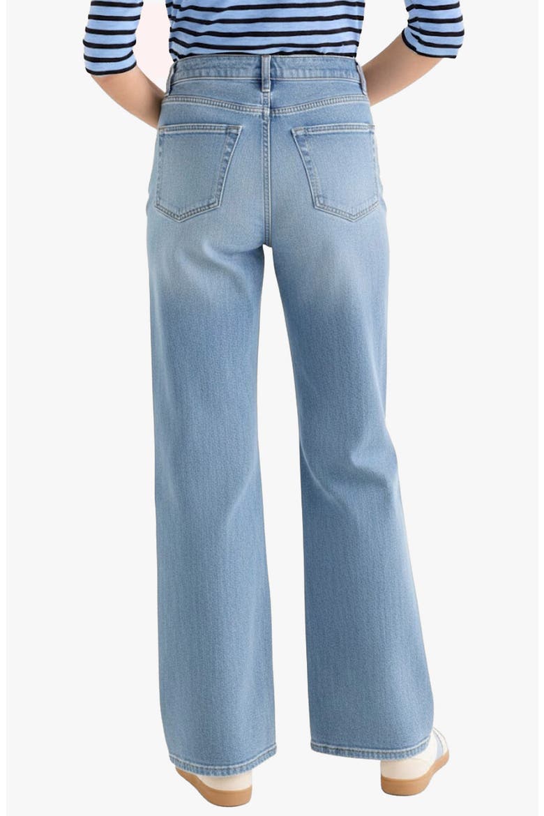 Vantage High Waist Wide Leg Jeans, Alternate, color, COASTLINE