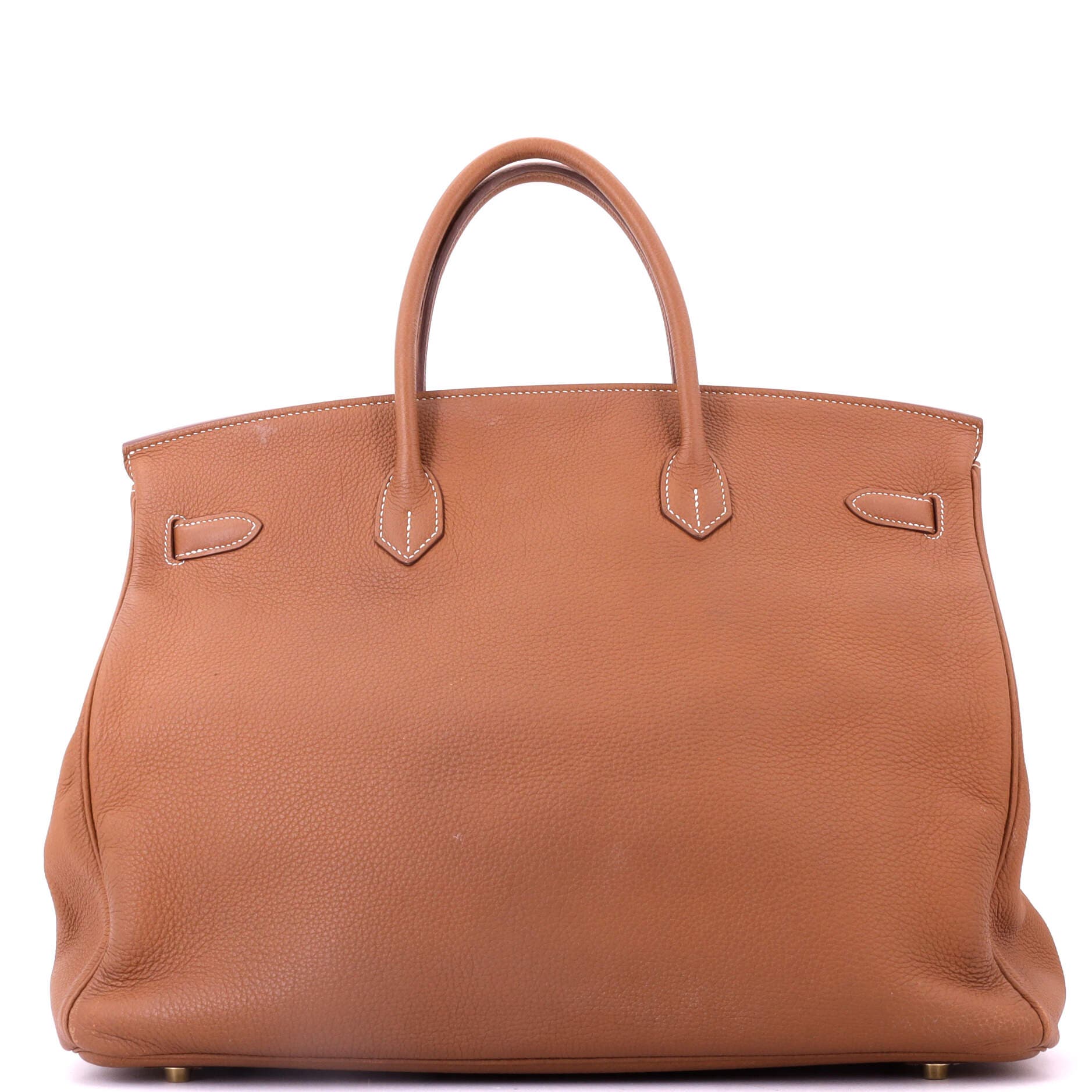 Pre-Owned Hermes Birkin Handbag Brown Togo with Gold Hardware 40, Alternate, color, Gold