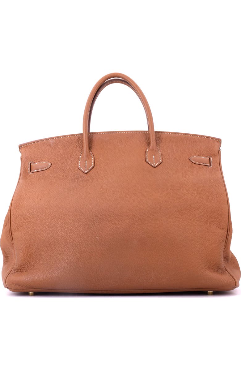 Pre-Owned Hermes Birkin Handbag Brown Togo with Gold Hardware 40, Alternate, color, Gold