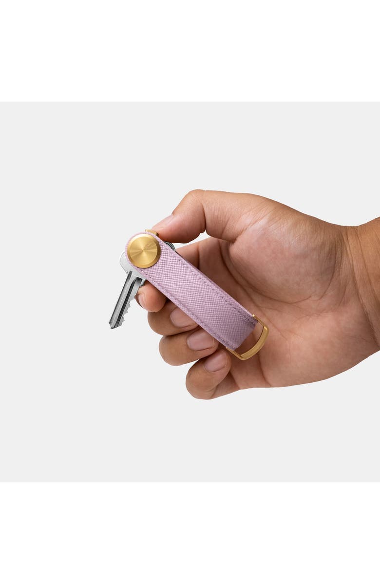 Orbitkey Pro Saffiano Leather Key Organiser, Alternate, color, Lilac