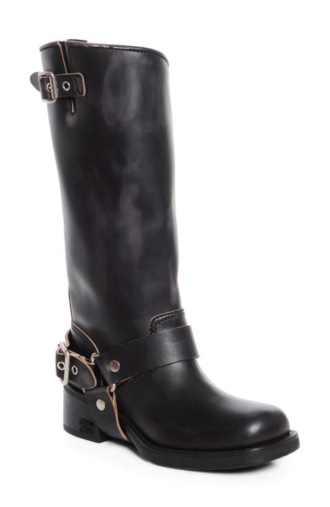 Harness Leather Boot