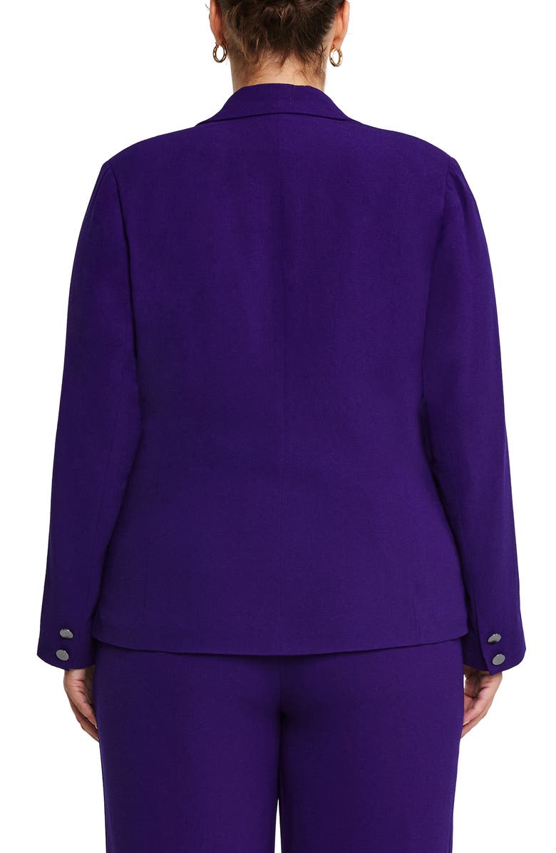 Estelle Clever Double Breasted Blazer, Alternate, color, Ultraviolet