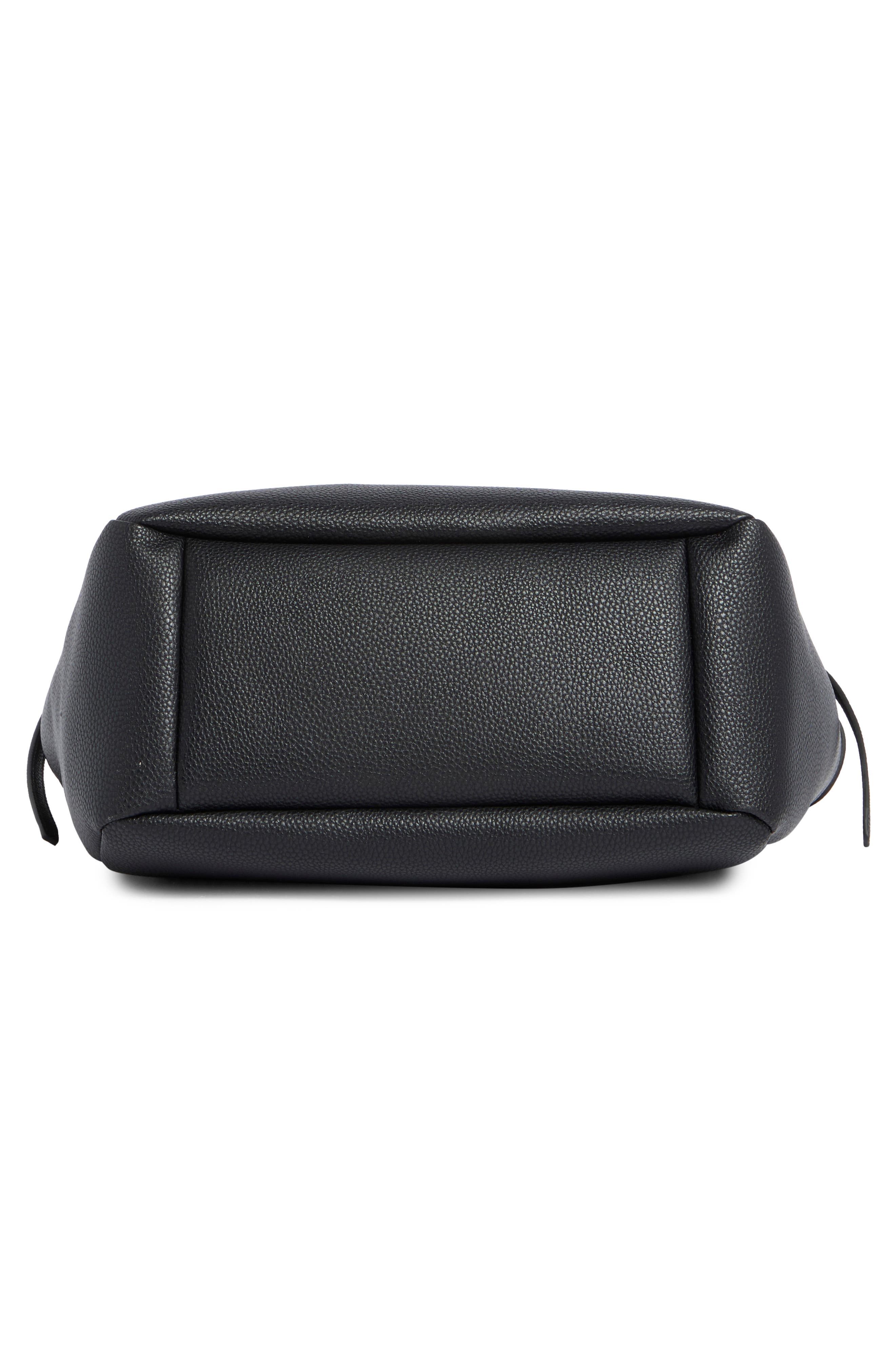 Nanette Lepore Laurel Belted Shoulder Bag, Alternate, color, Black