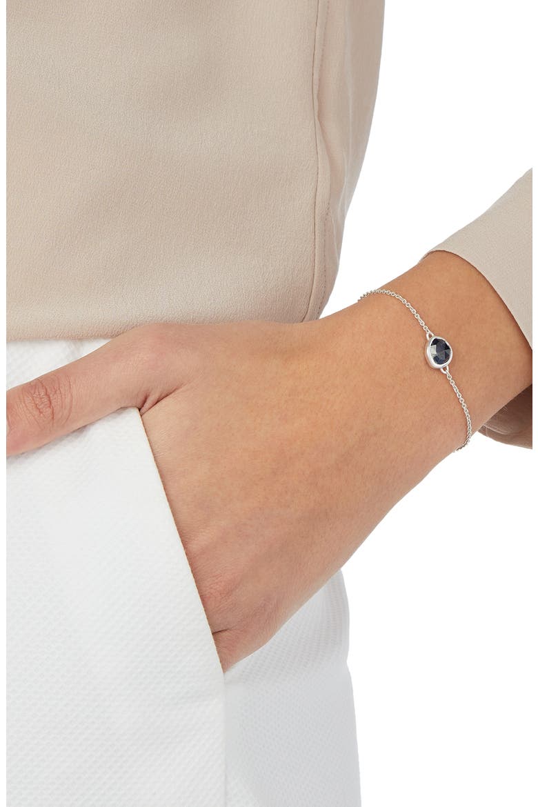Siren Semiprecious Stone Bracelet, Alternate, color, SILVER/ KYANITE