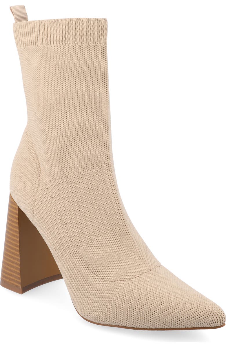 Journee Collection Noralinn Bootie, Main, color, Beige