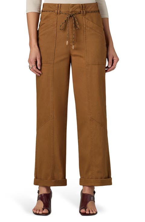 Ultra Skyrise High Waist Relaxed Stretch Cotton Pants