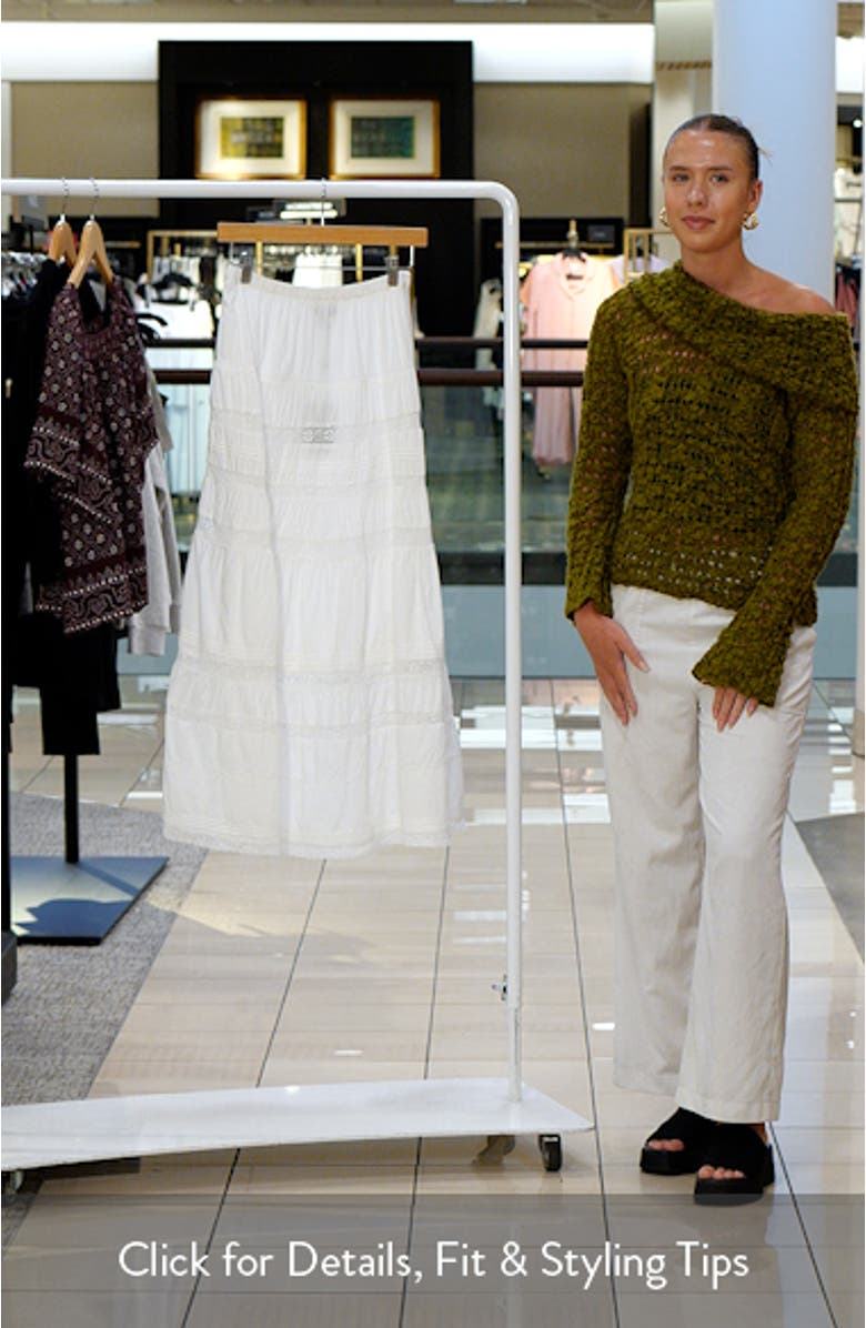 Rivoli Lace Maxi Skirt, sales video thumbnail