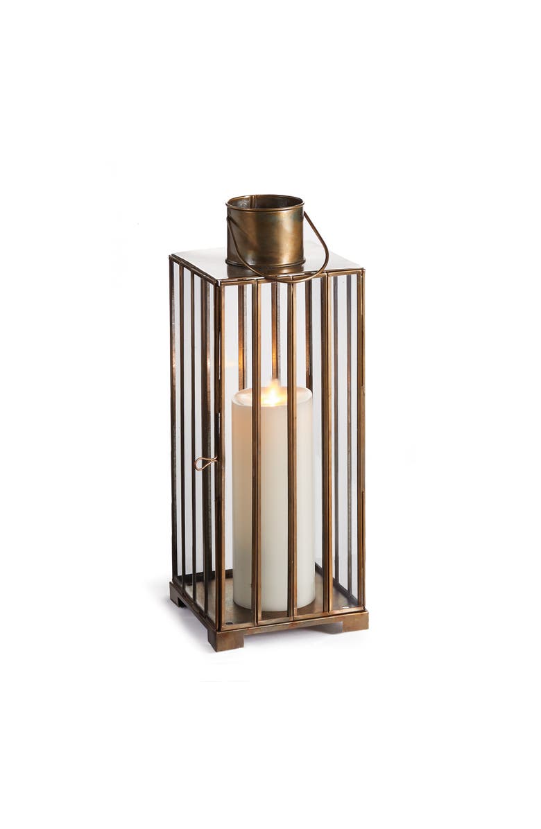 Napa Home & Garden Greer Lantern, Main, color, Gold