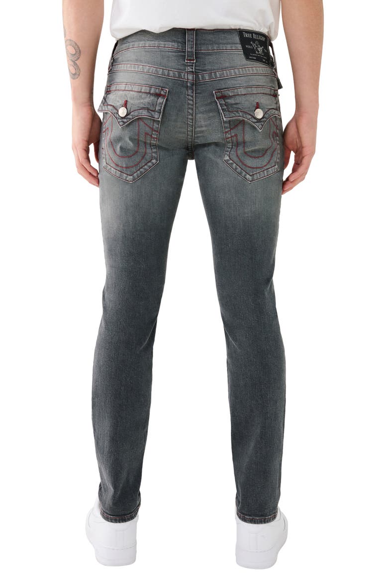 Ricky Straight Fit Stretch Jeans, Alternate, color, KOWLOON MEDIUM WASH