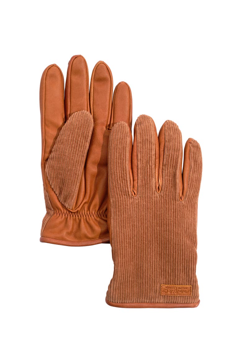 Corduroy Hybrid Glove, Main, color, New Bronze