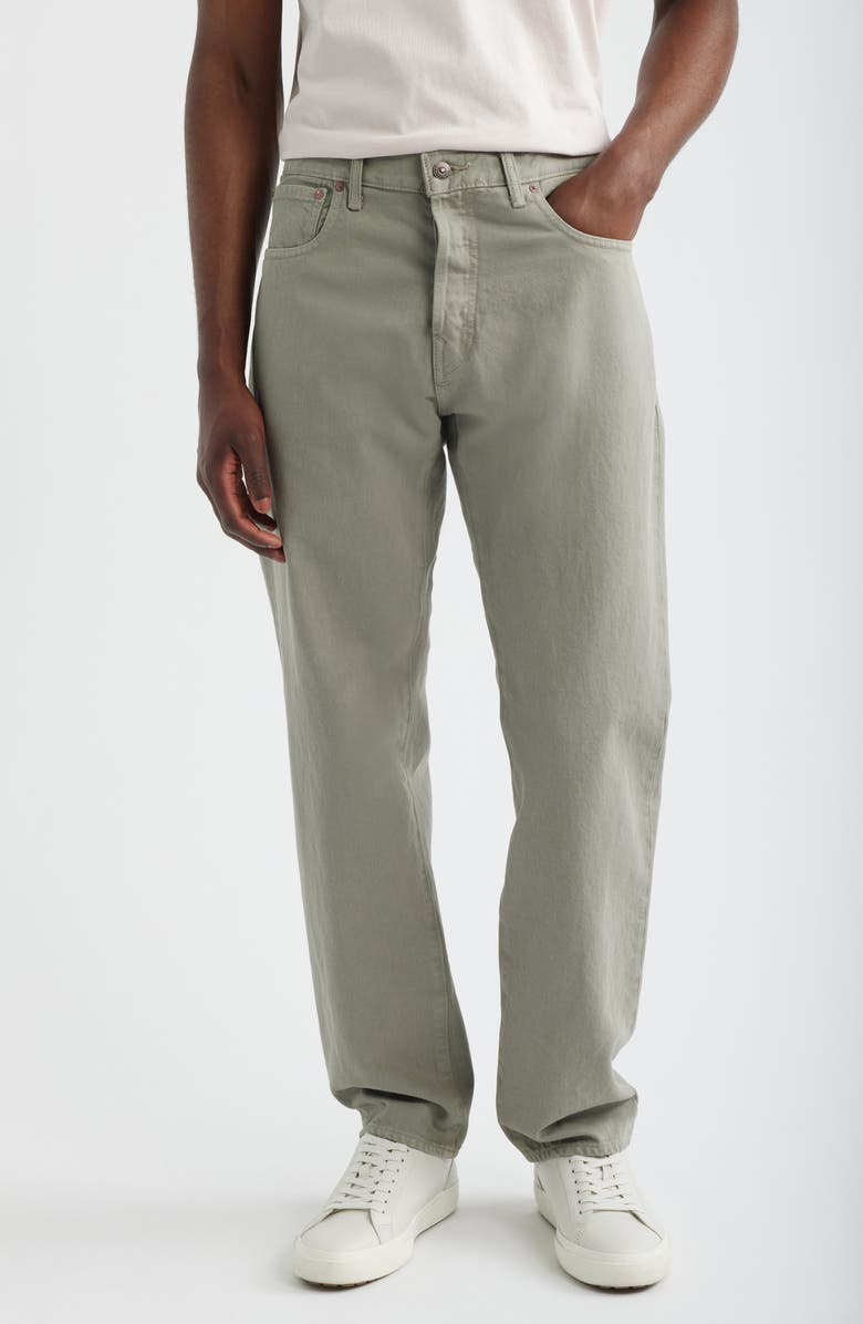 Madewell 1991 Straight Leg Jeans, Main, color, Washed Olive