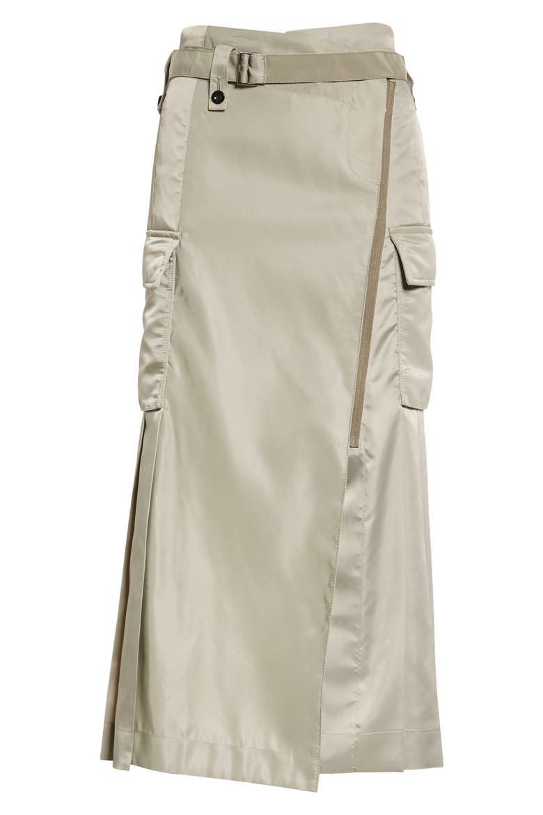 Belted Cargo Skirt, Alternate, color, L/ KHAKI