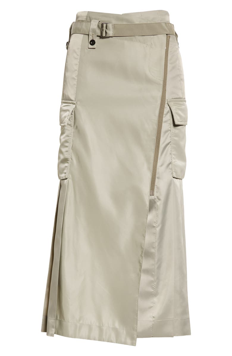 Sacai Belted Cargo Skirt, Alternate, color,