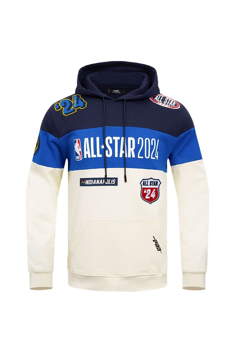 Unisex Pro Standard  Cream 2024 NBA All-Star Game Chenille Fleece Pullover Hoodie, Alternate, color, Cream