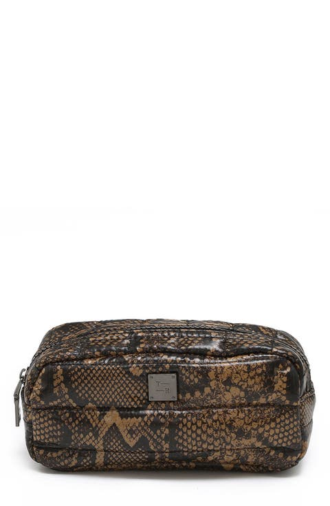Touch-Up Carryall Essentials Faux Leather Pouch