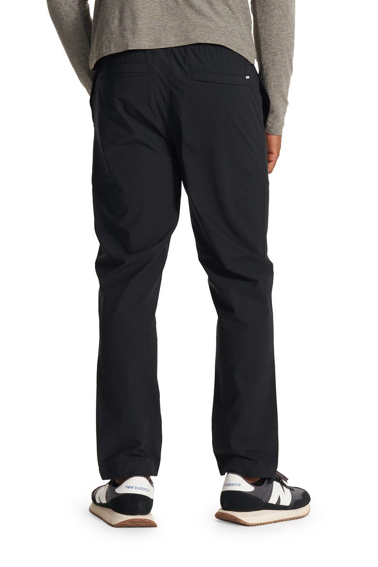 Meta Elastic Waist Pants, Alternate, color, BLACK