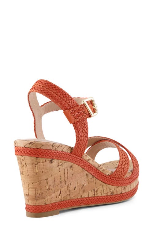 Dune London Kelsia Wedge Sandal In Orange