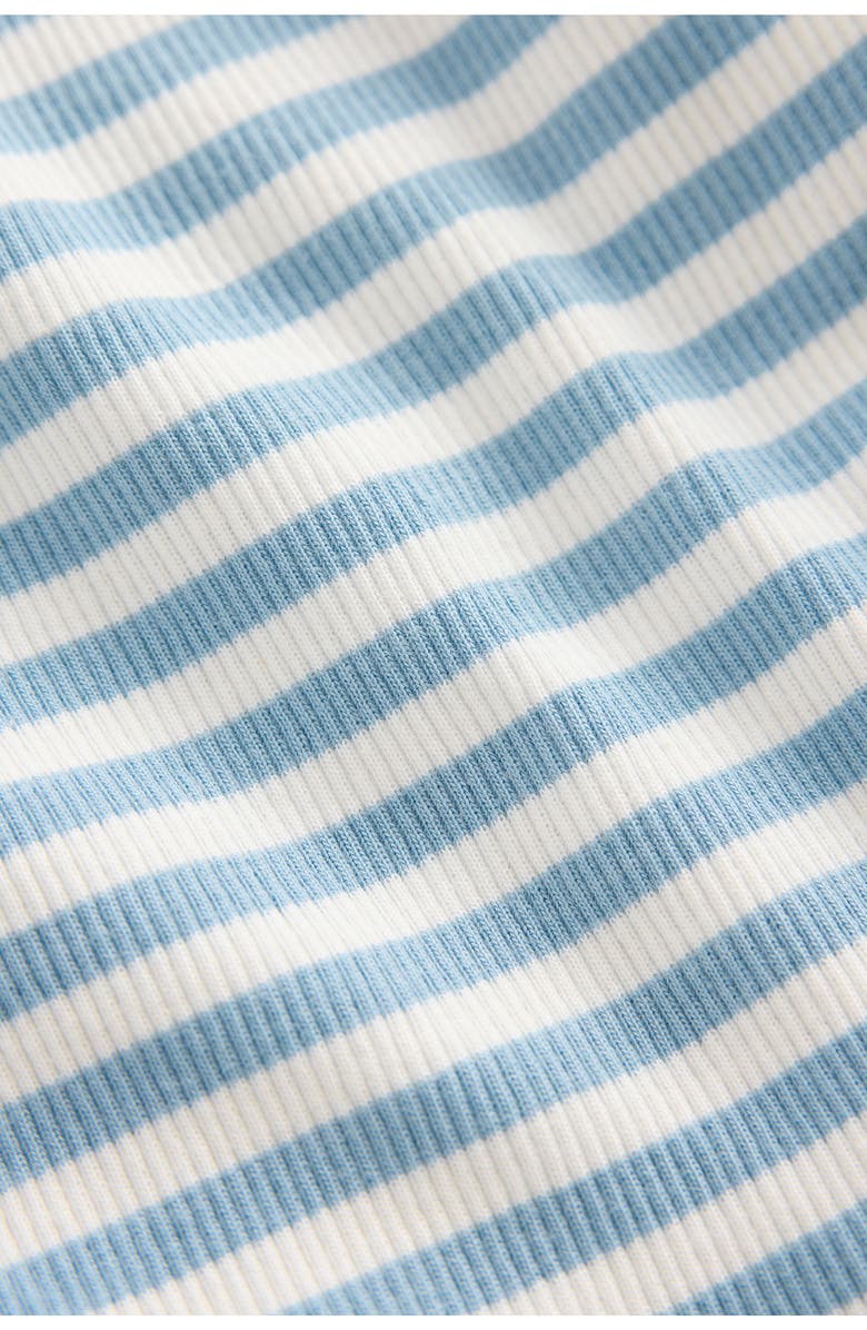 Mini Boden Kids' Lace Trim Stripe Tank, Alternate, color, Glacier Blue Stripe