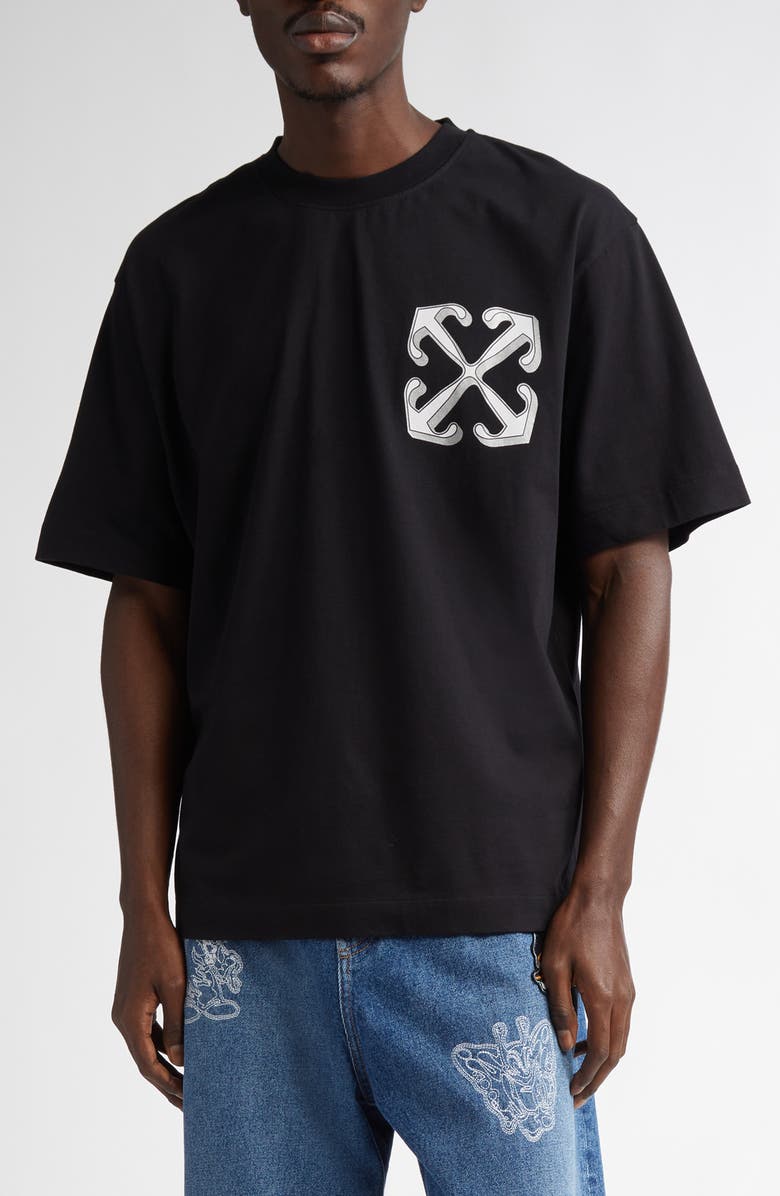Off-White Dragon Skate Graphic T-Shirt, Main, color,