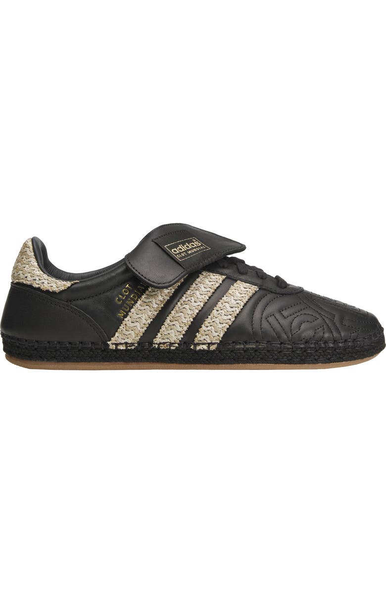 adidas x CLOT Mundial by Edward Chen Sneaker, Alternate, color, Core Black/ Hemp/ Core Black