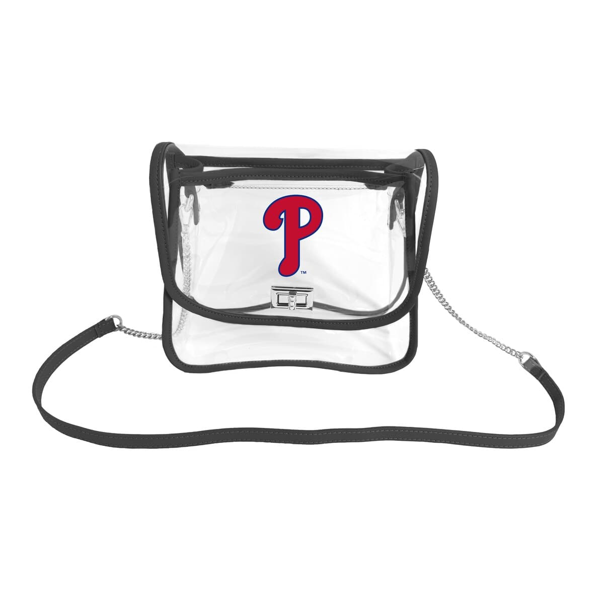 LOGO BRANDS Philadelphia Phillies Sideline Clear Purse, Main, color, 