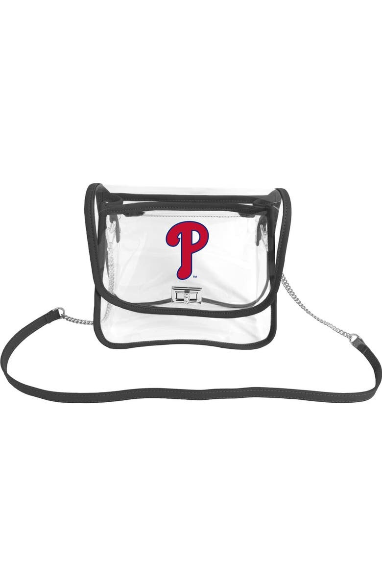 LOGO BRANDS Philadelphia Phillies Sideline Clear Purse, Main, color,