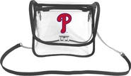 LOGO BRANDS Philadelphia Phillies Sideline Clear Purse