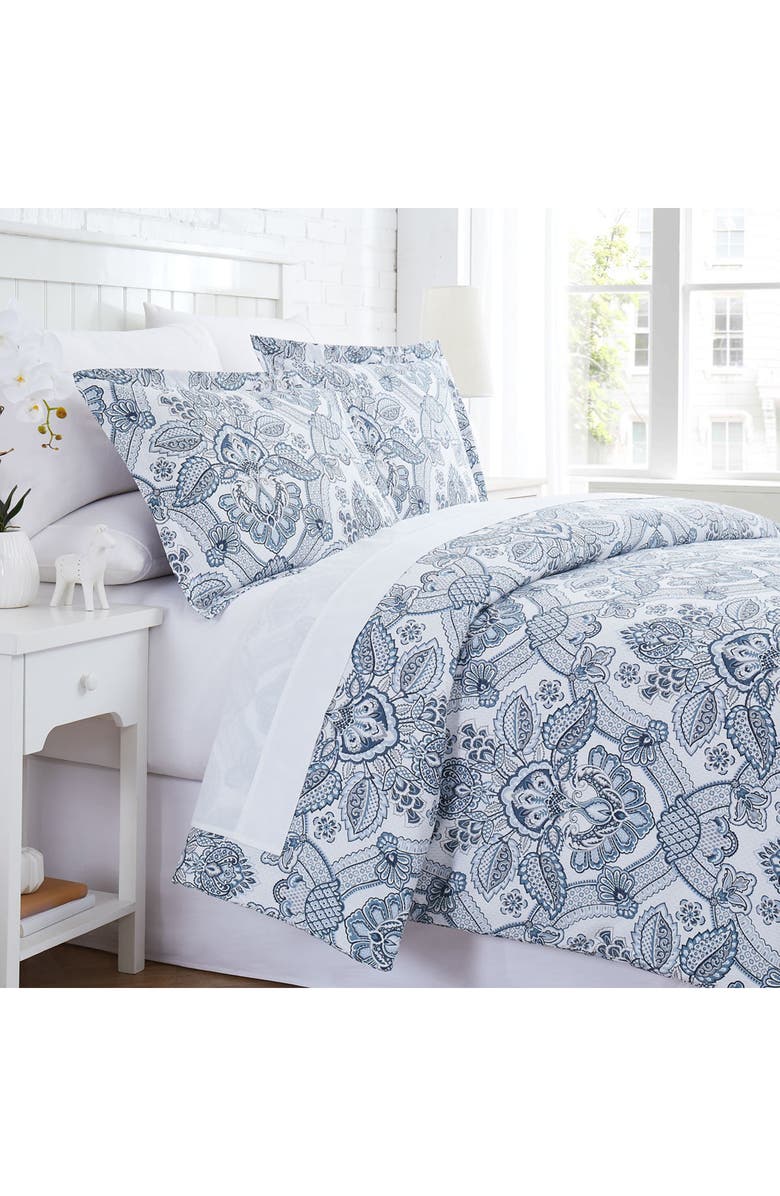 SOUTHSHORE FINE LINENS Enchantment Duvet Cover Set, Main, color, Blue