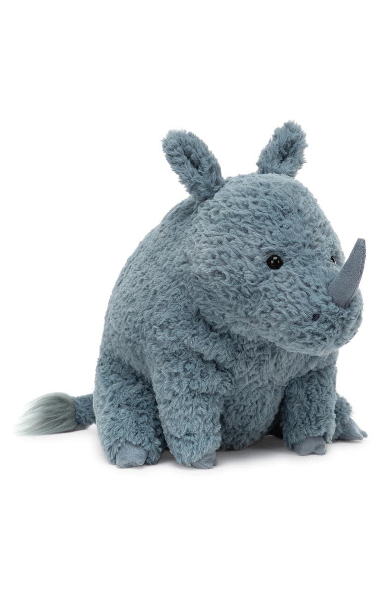 Jellycat Rondle Rhino Stuffed Animal, Main, color,