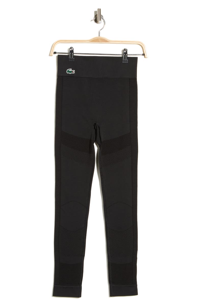 Lacoste Sport Leggings, Main, color, Black