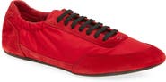 Prada Collapse Mixed Media Low Top Sneaker
