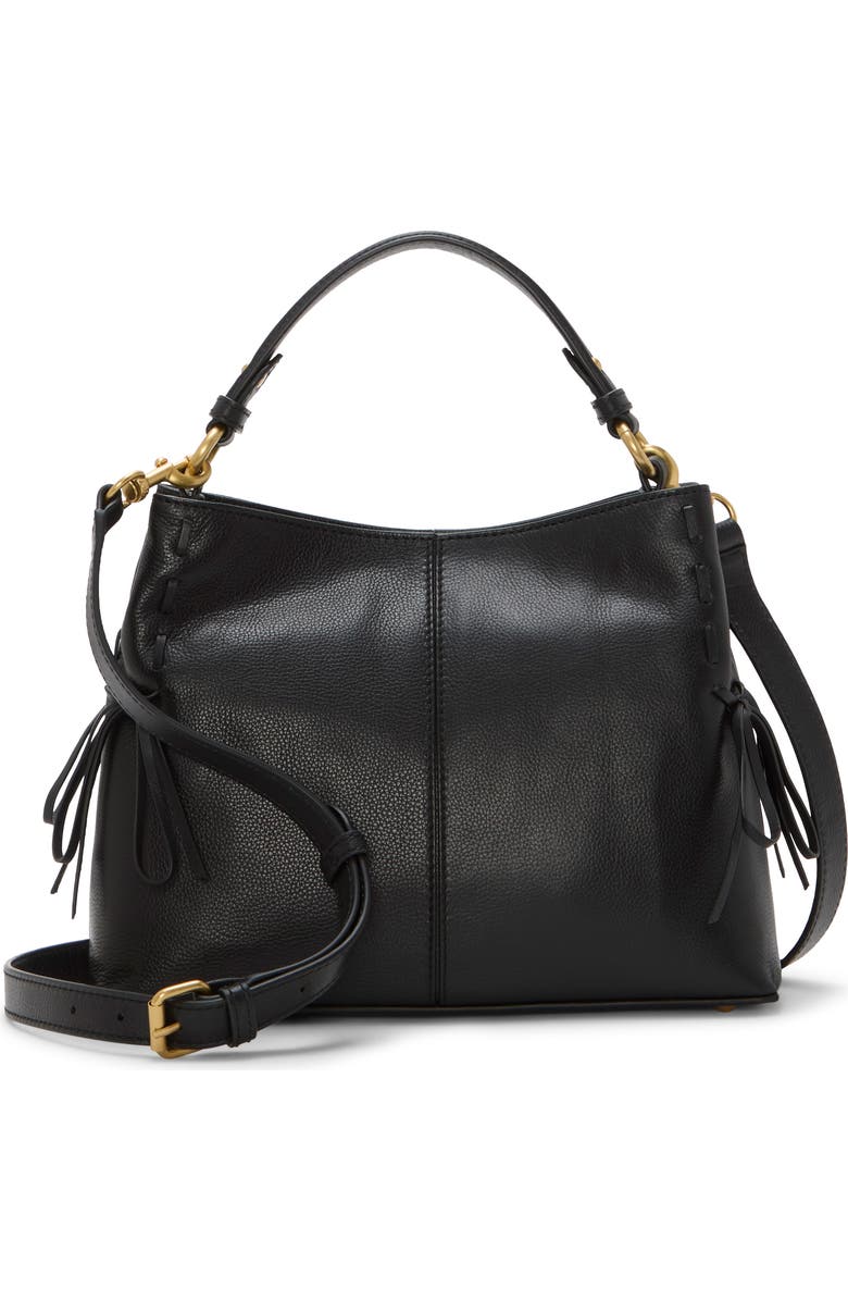 Vince Camuto Sabra Bow Leather Satchel, Main, color,