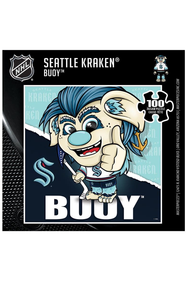 Seattle Kraken Mascot 100 Piece Puzzle, Alternate, color, Multicolor