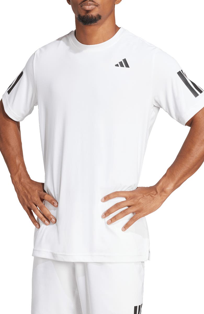 adidas Club 3-Stripes Performance T-Shirt, Main, color, 