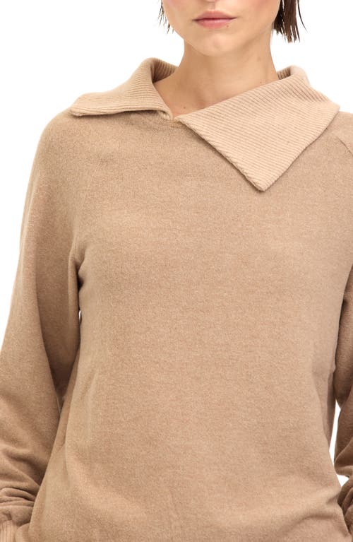 Project Social T Slow Morning Pullover In Camel