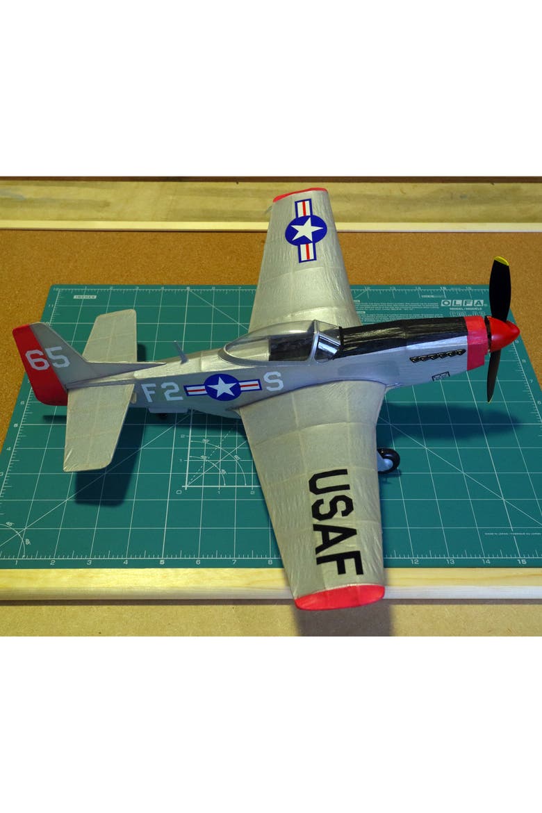 North American P-51D Mustang Flying Model Kit 905, Alternate, color, Multicolored