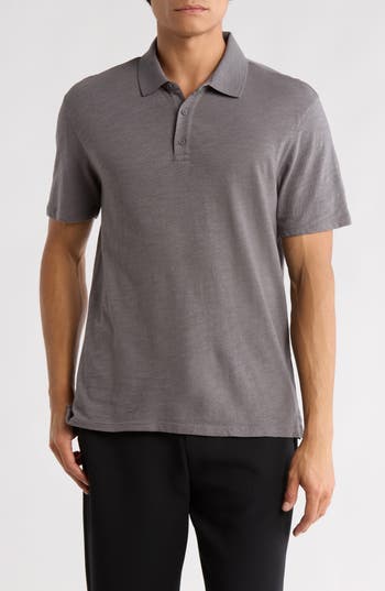 VINCE VINCE SHORT SLEEVE SLUB POLO