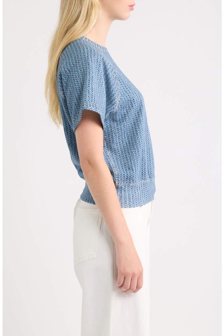 Miramar Terry Cloth Short Sleeve Sweatshirt, Alternate, color, INWAF