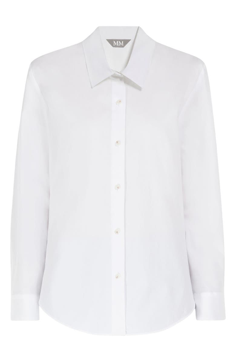MM by Max Mara Ricard Woven Cotton Shirt, Alternate, color, 