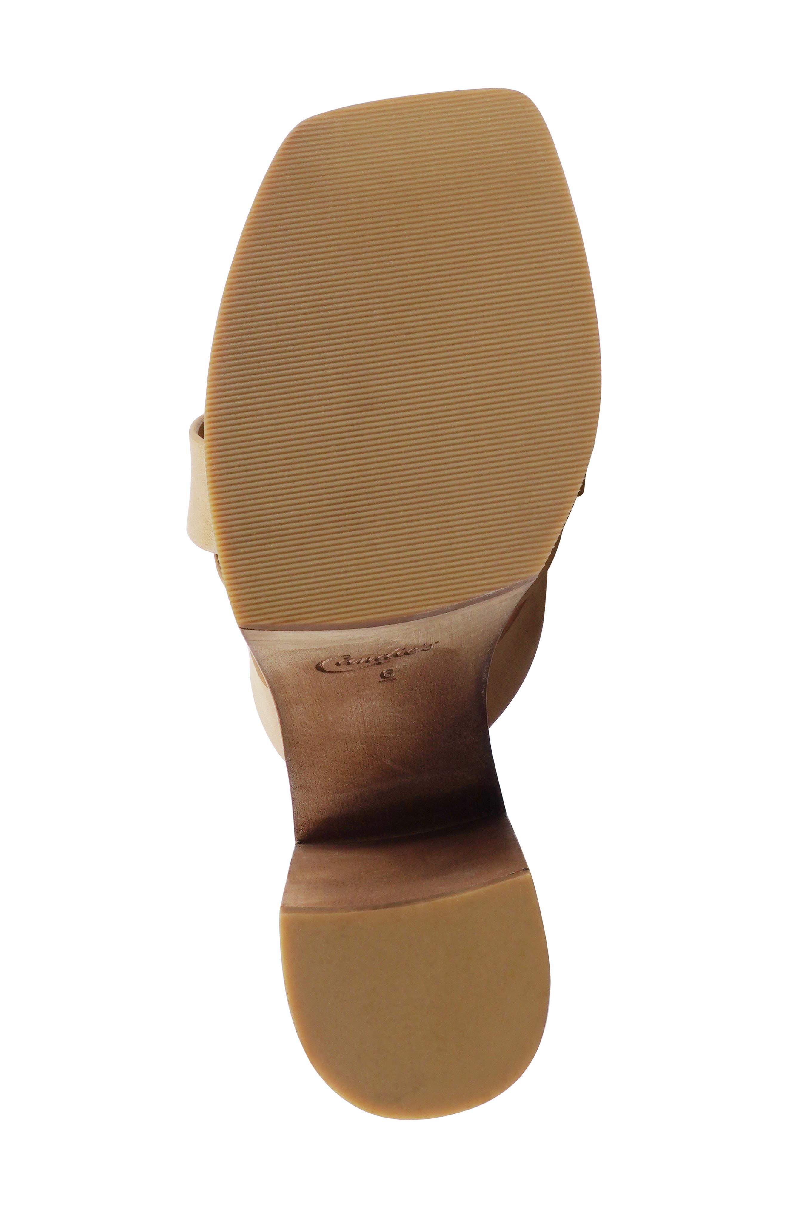 Marlie Platform Slide Sandal, Alternate, color, NATURAL LEATHER