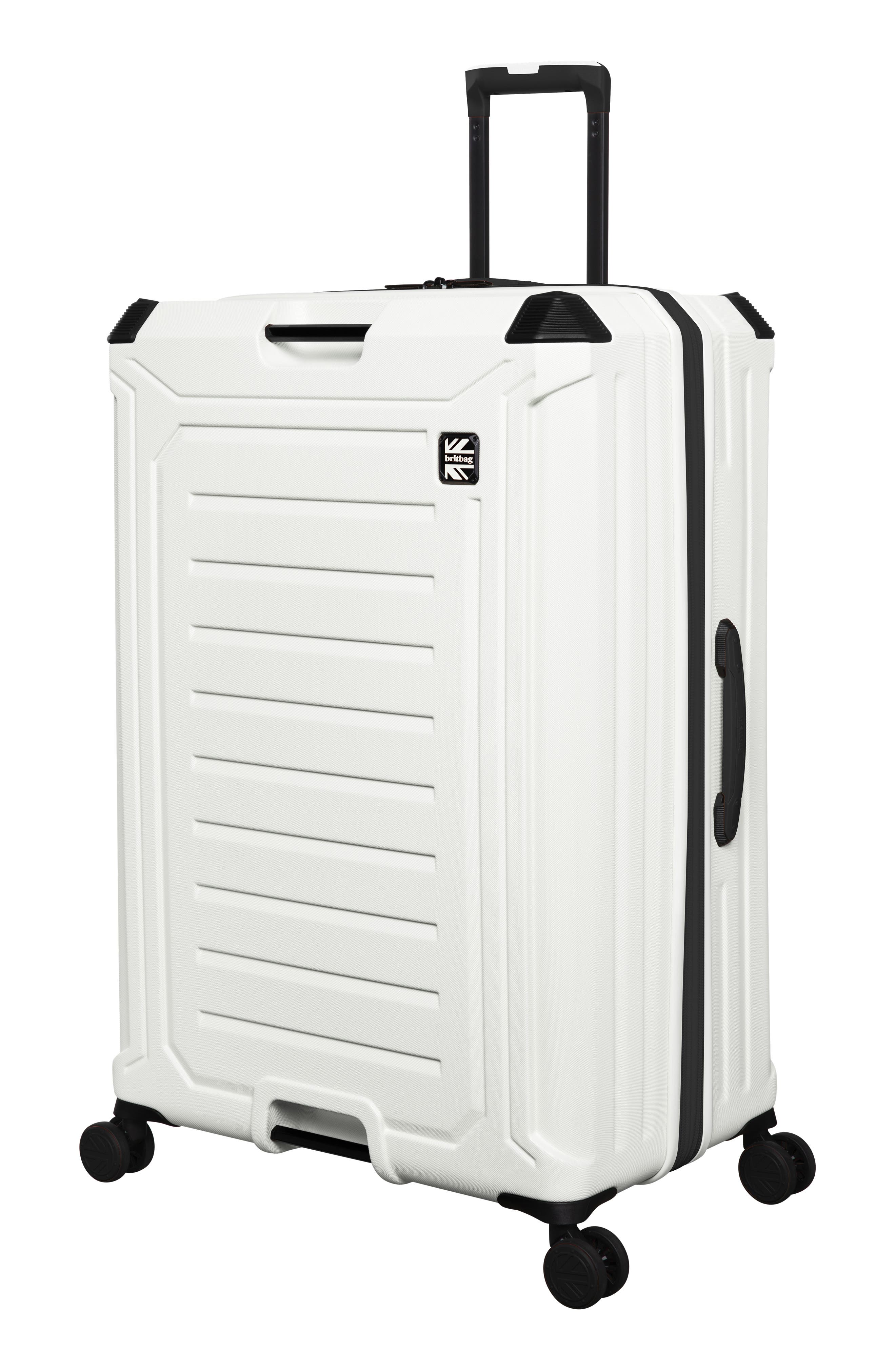 Britbag Stonesfields 31-Inch Hardside Spinner Luggage, Alternate, color, White